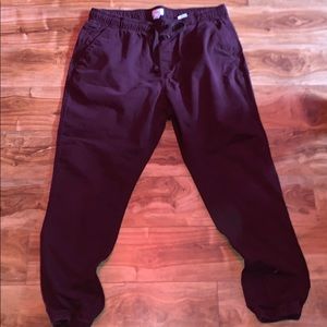 Maroon joggers